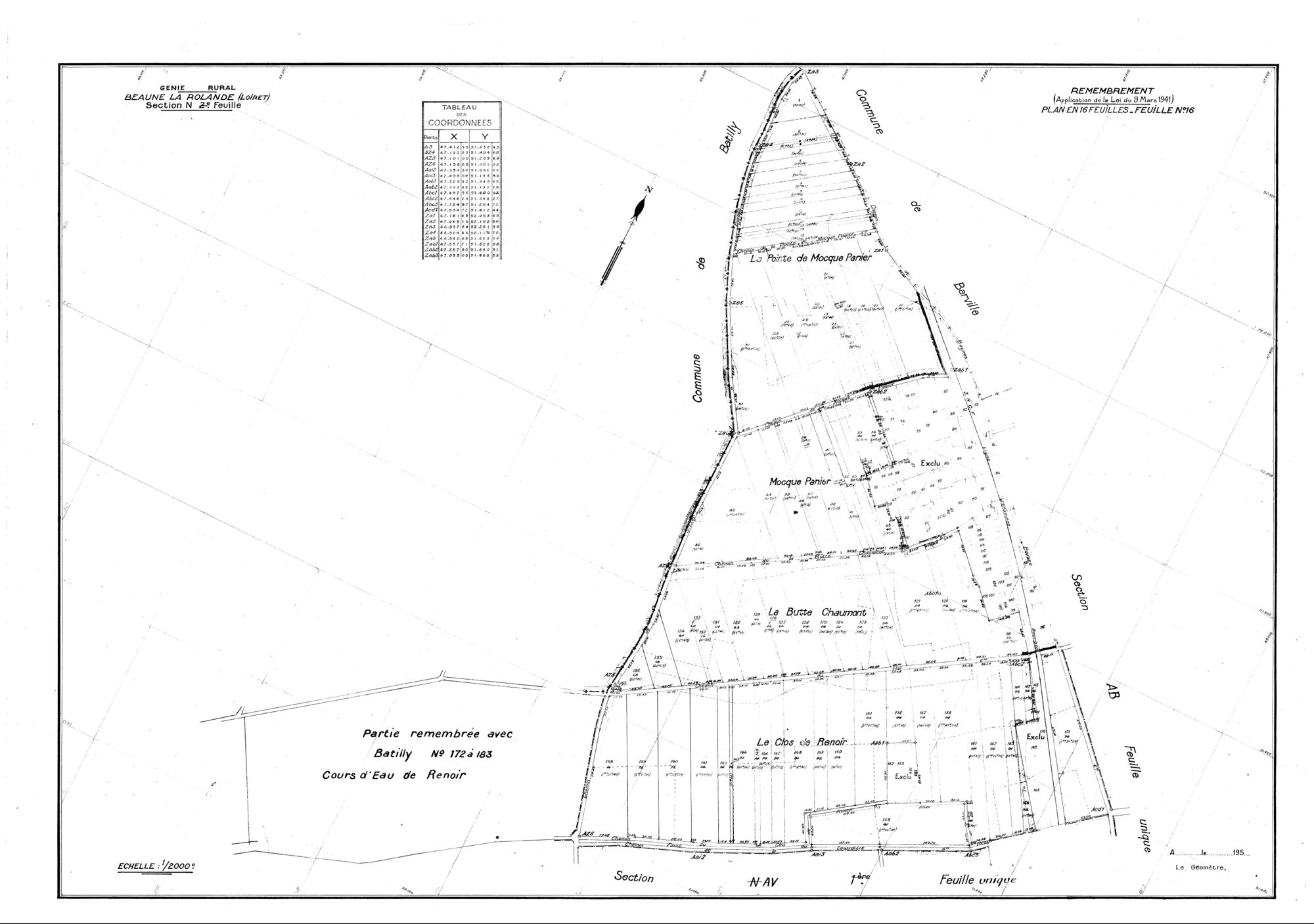 Beaune-la-Rolande - Sections