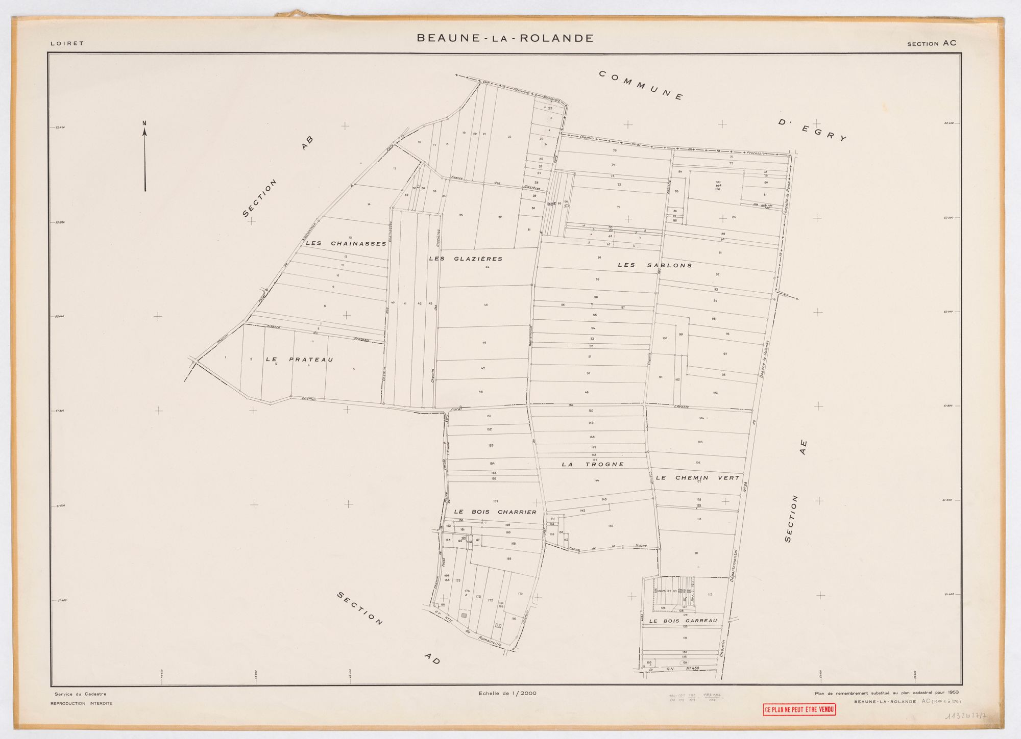Beaune-la-Rolande - Sections
