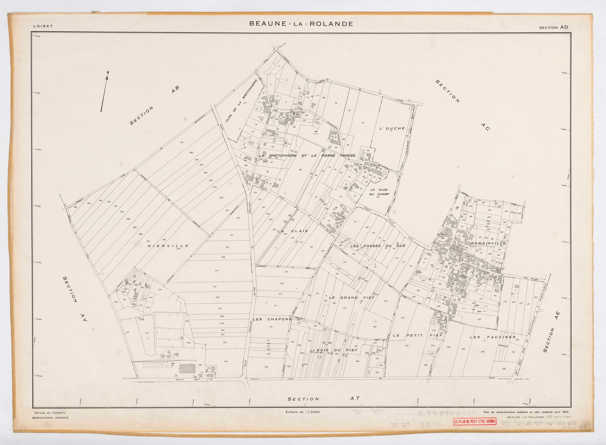 Beaune-la-Rolande - Sections