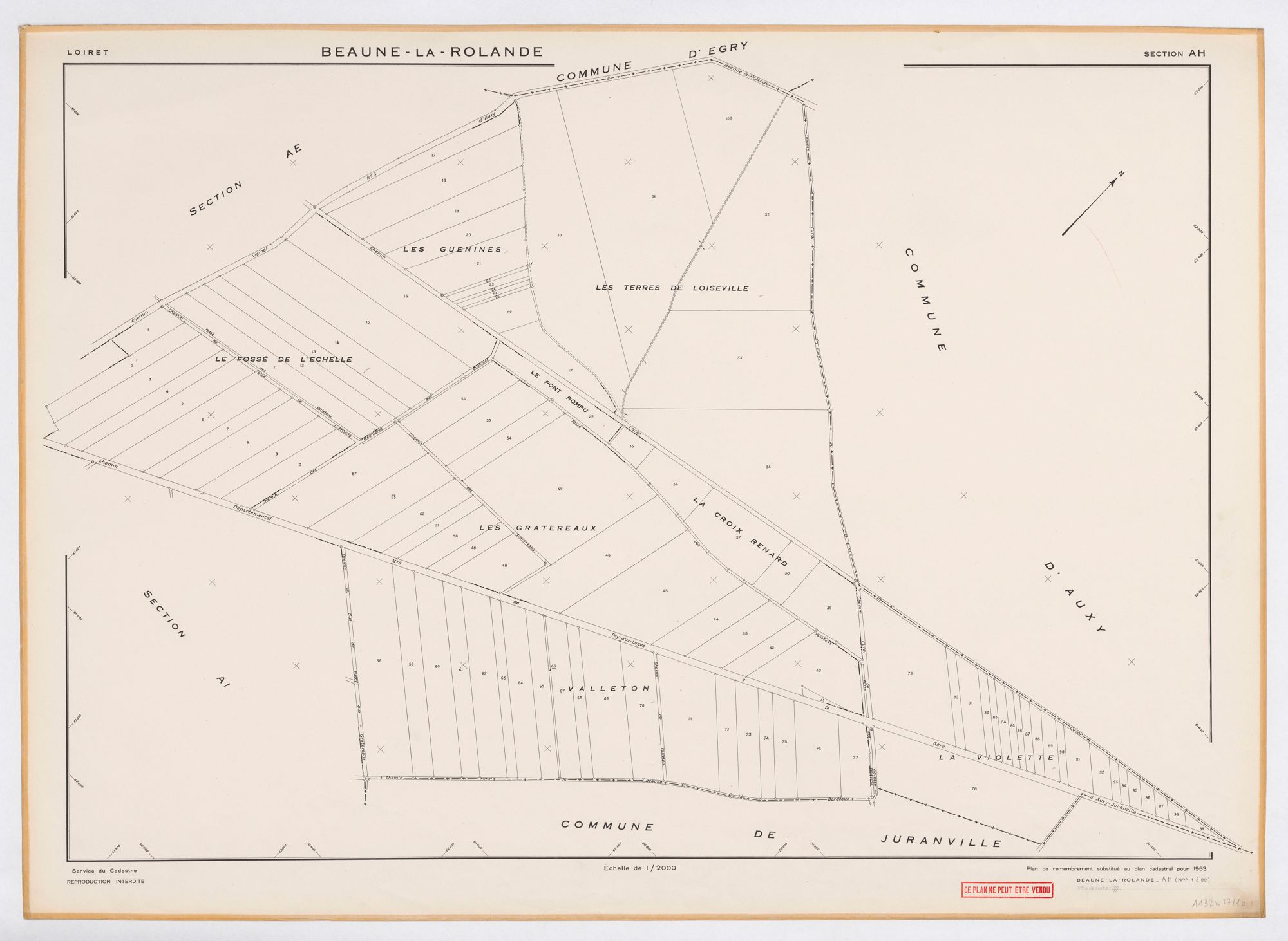 Beaune-la-Rolande - Sections