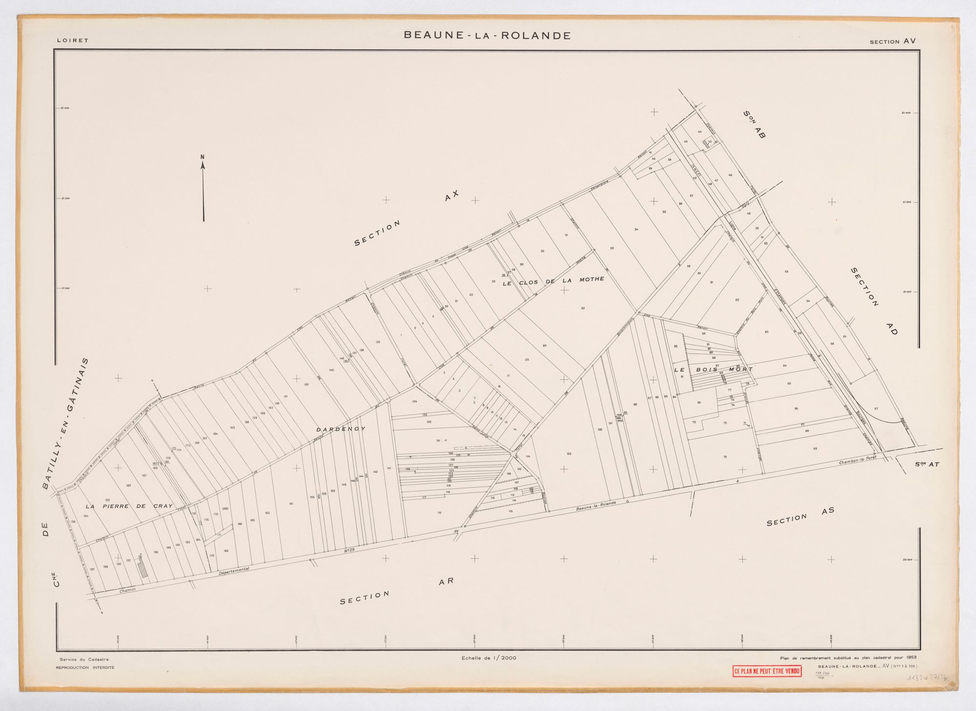 Beaune-la-Rolande - Sections