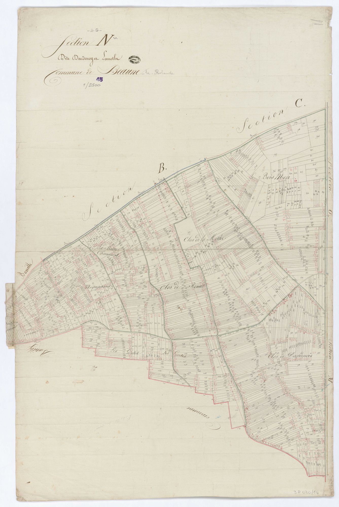 Beaune-la-Rolande - Sections