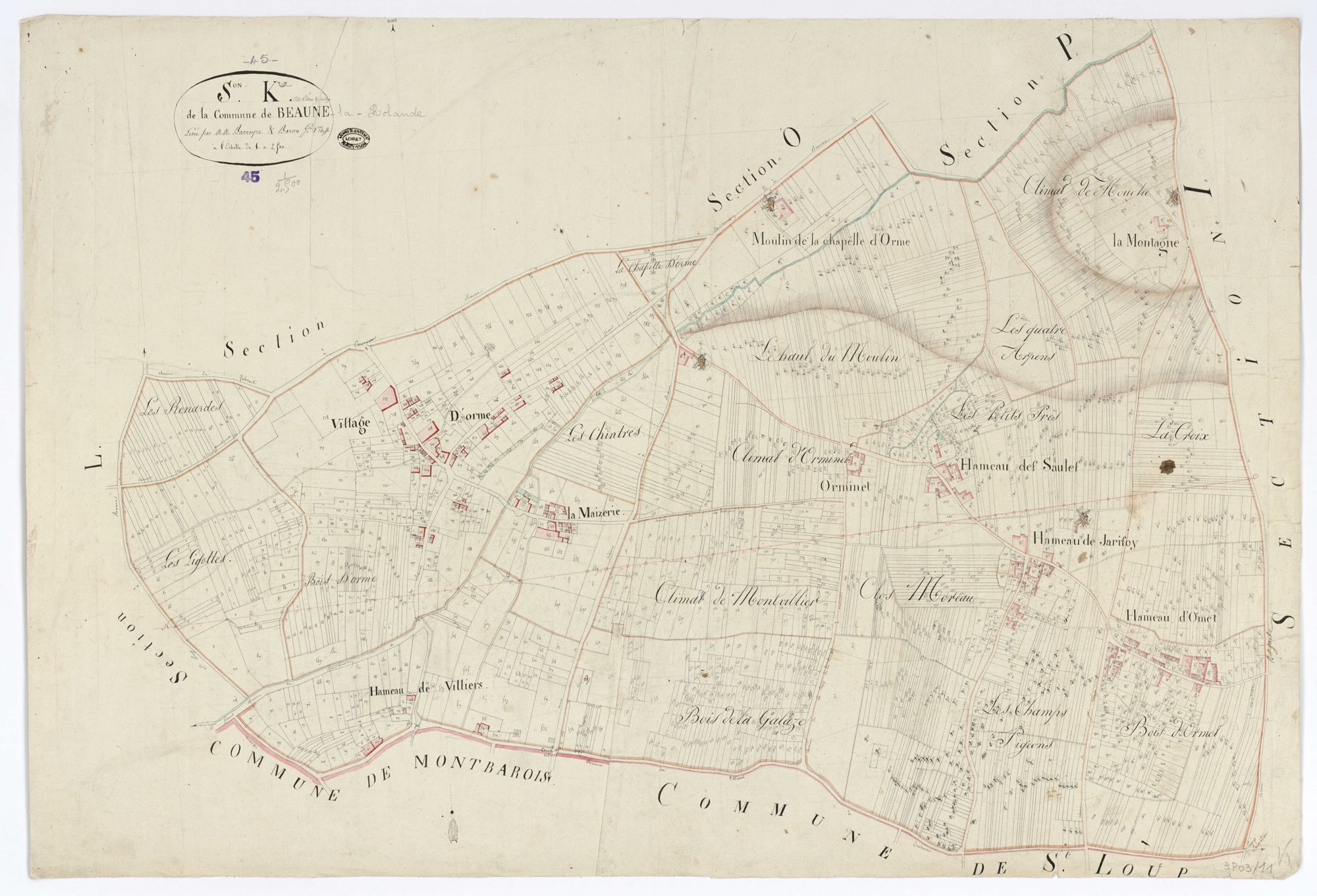 Beaune-la-Rolande - Sections