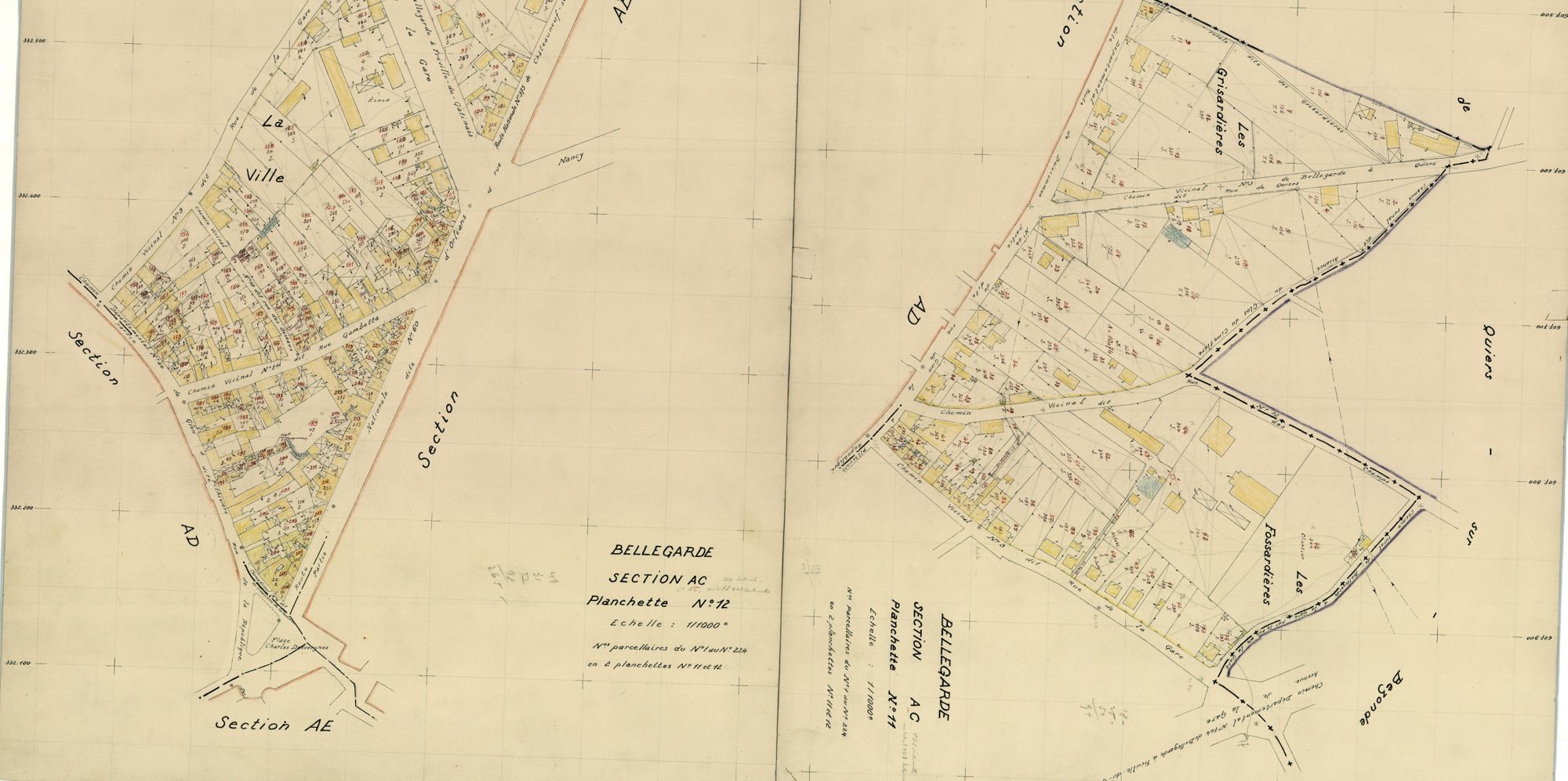 Bellegarde - Sections
