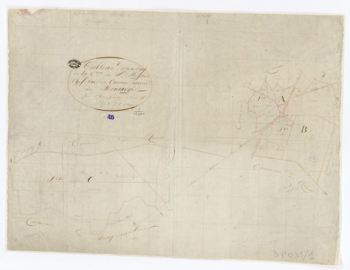 Bellegarde - Tableau d'assemblage