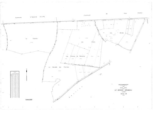 Le Bignon-Mirabeau - Sections