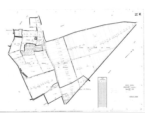 Boësses - Sections
