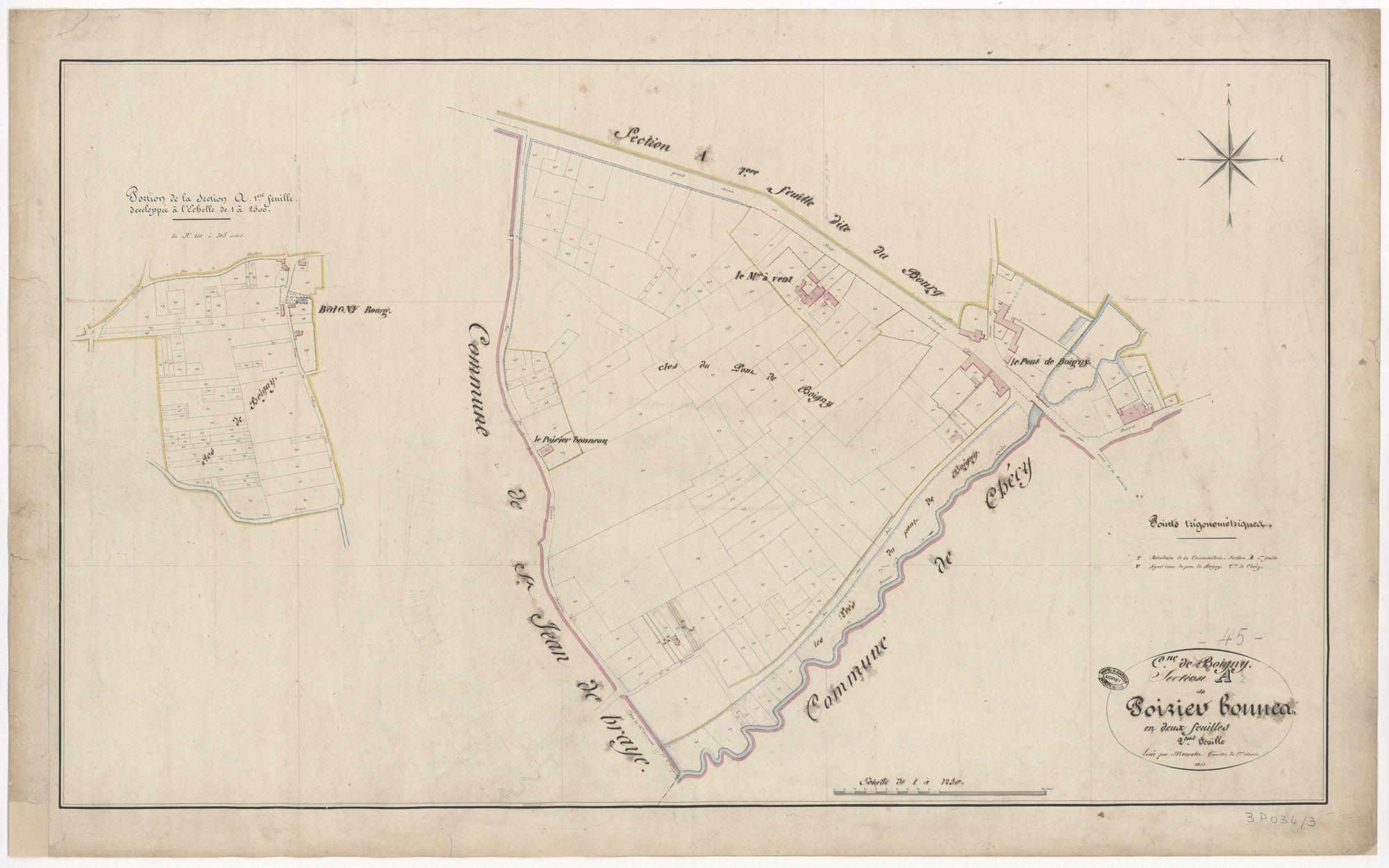 Boigny-sur-Bionne - Sections