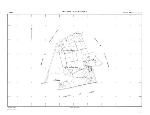 Boigny-sur-Bionne - Sections