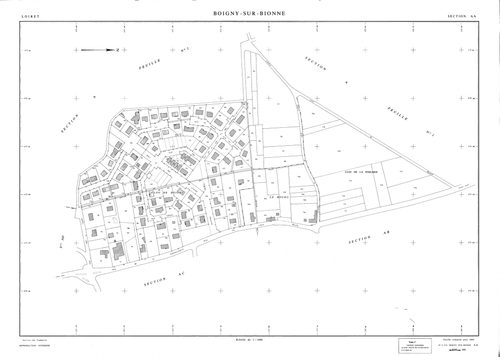 Boigny-sur-Bionne - Sections