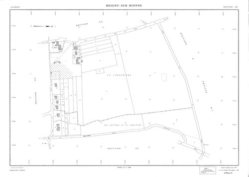 Boigny-sur-Bionne - Sections