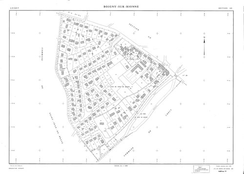 Boigny-sur-Bionne - Sections
