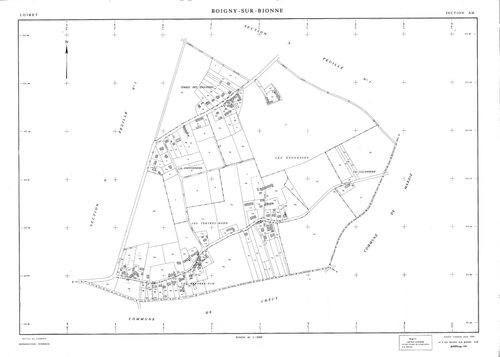 Boigny-sur-Bionne - Sections