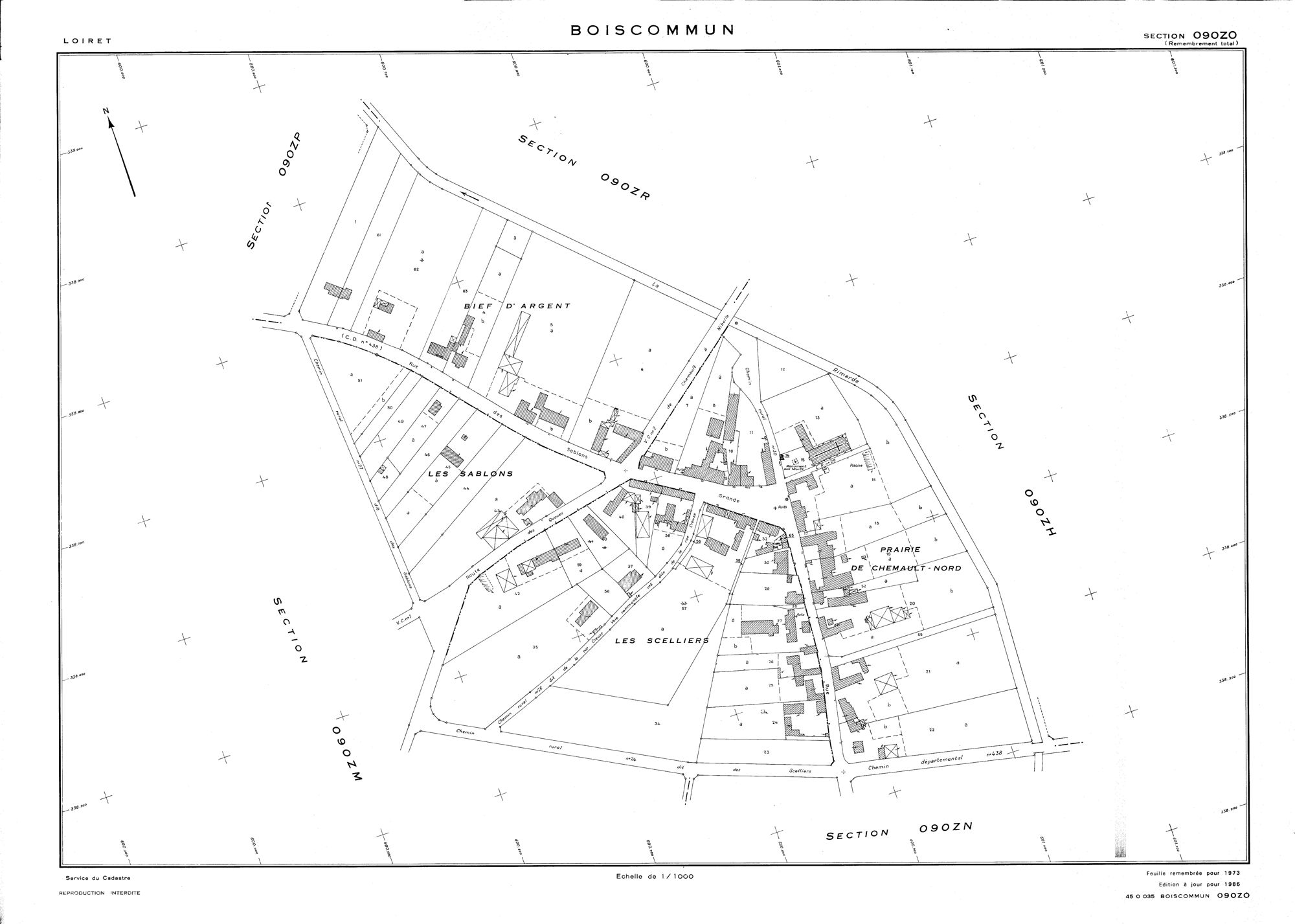 Boiscommun - Sections