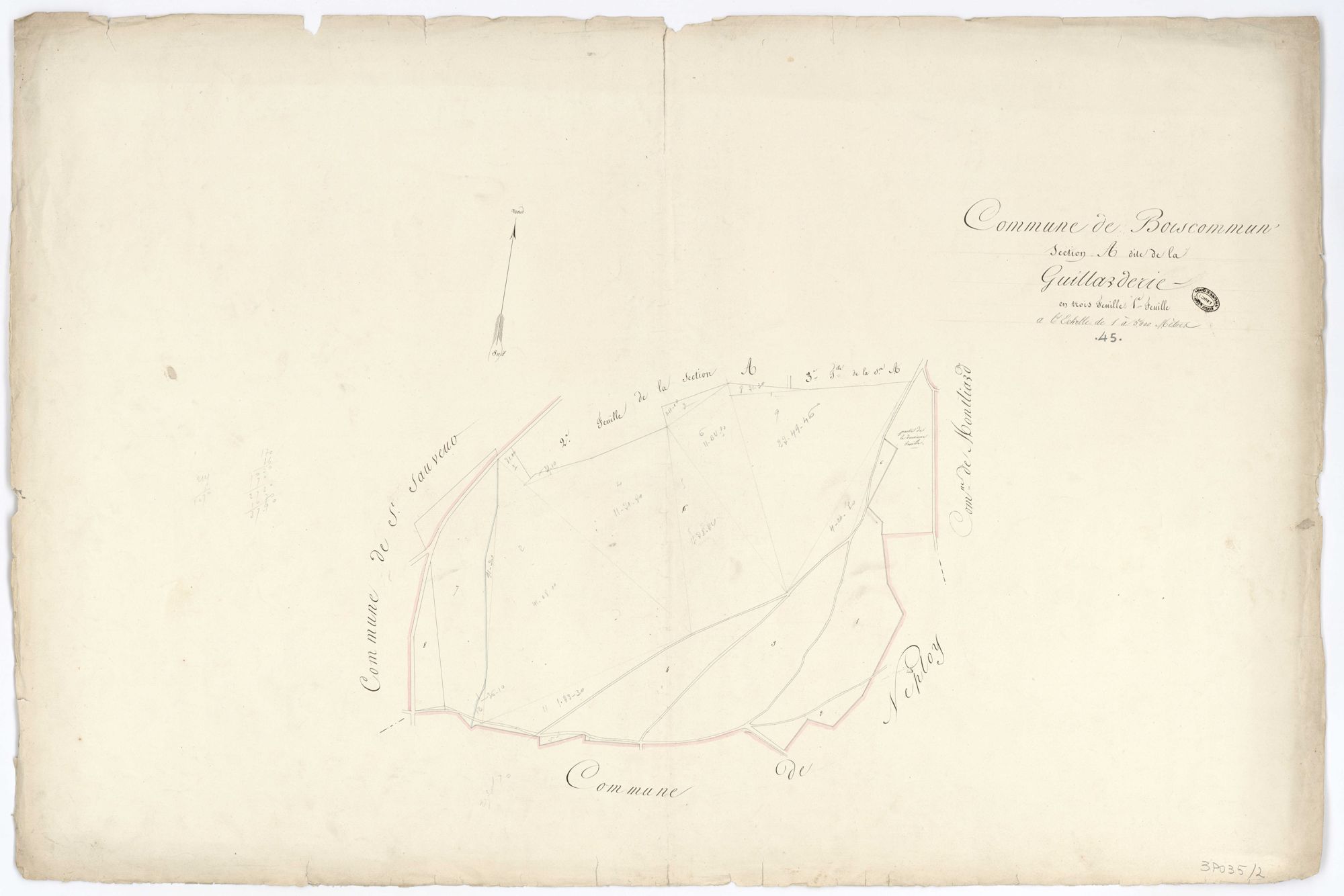 Boiscommun - Sections