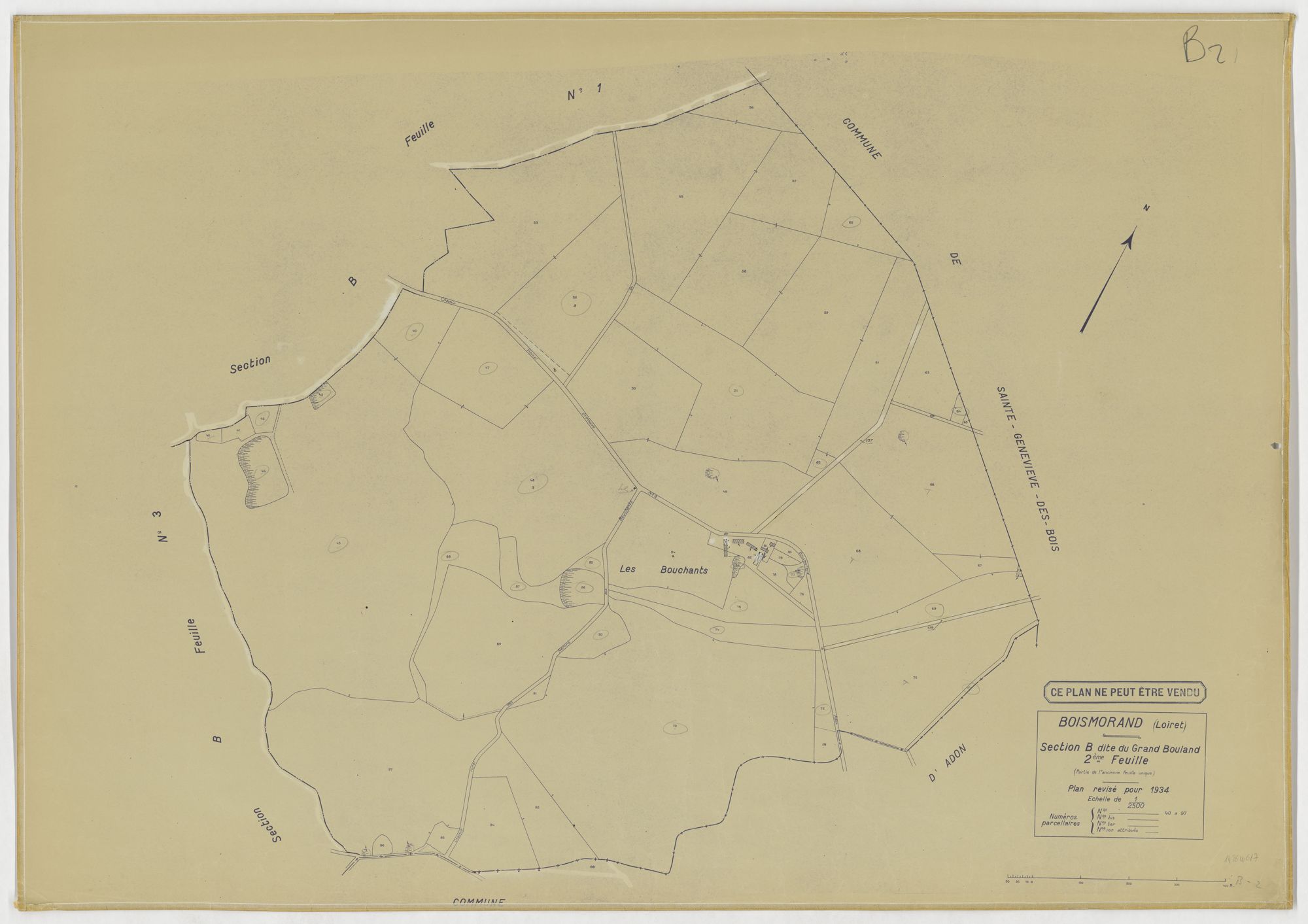 Boismorand - Sections