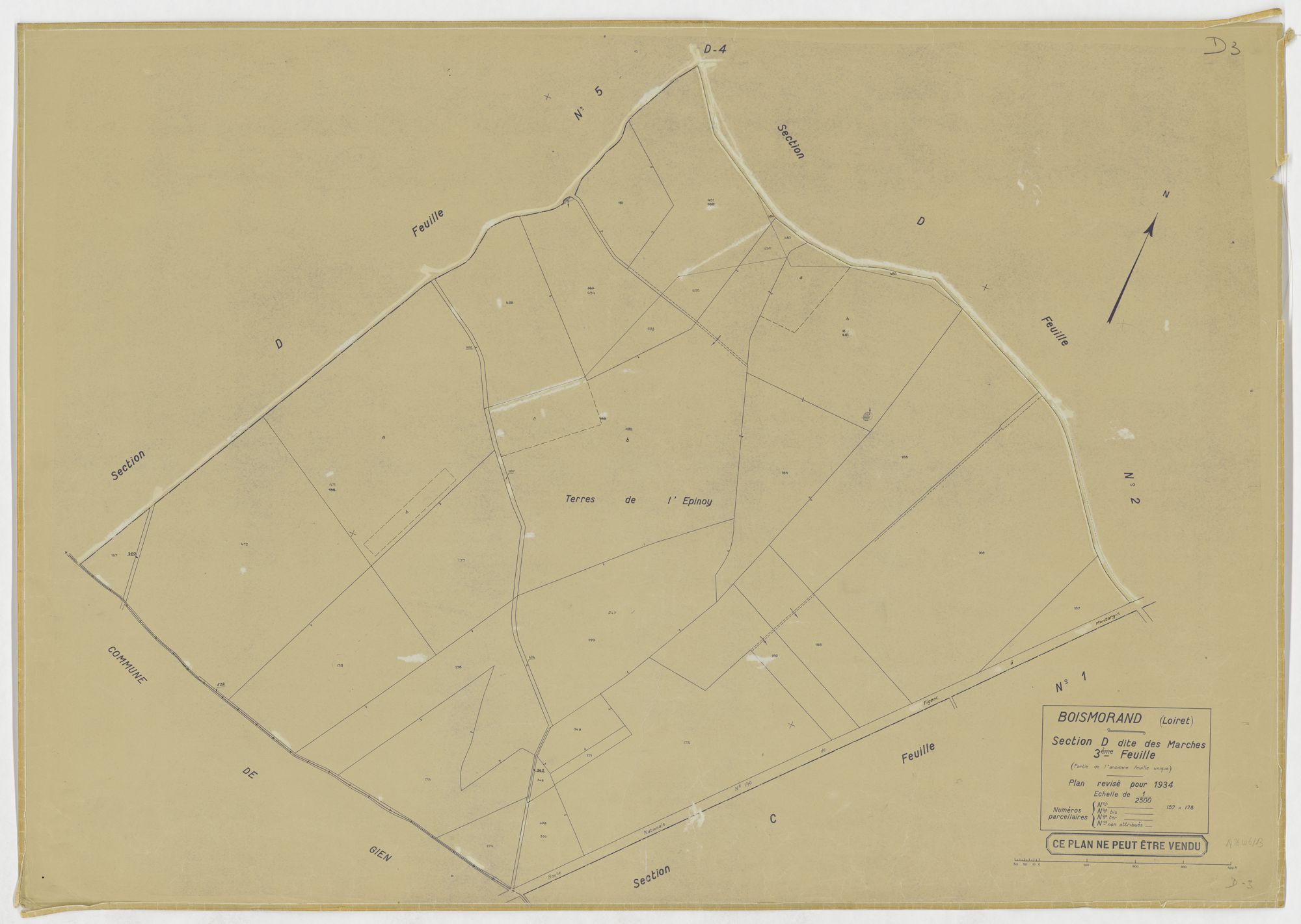 Boismorand - Sections