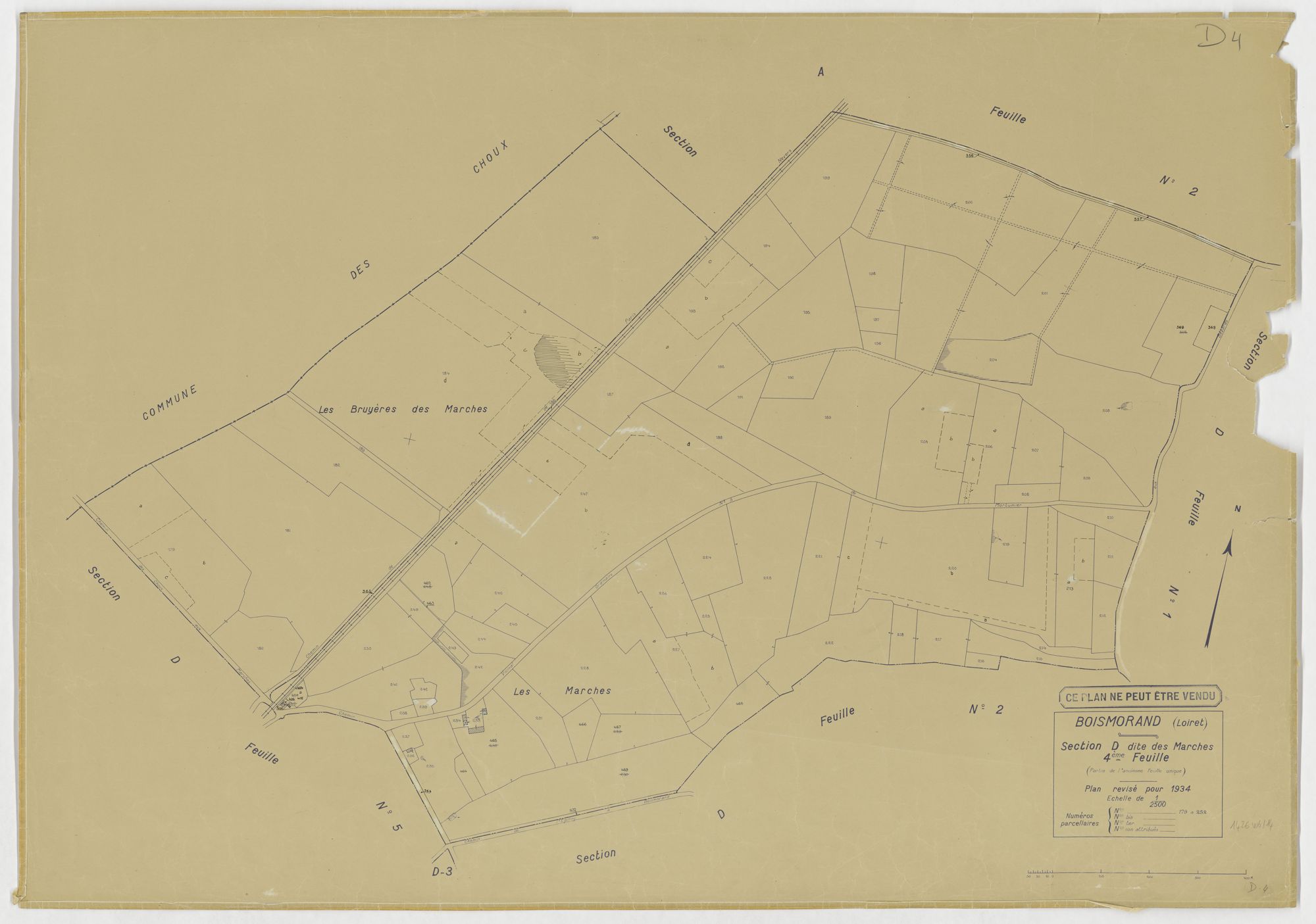 Boismorand - Sections