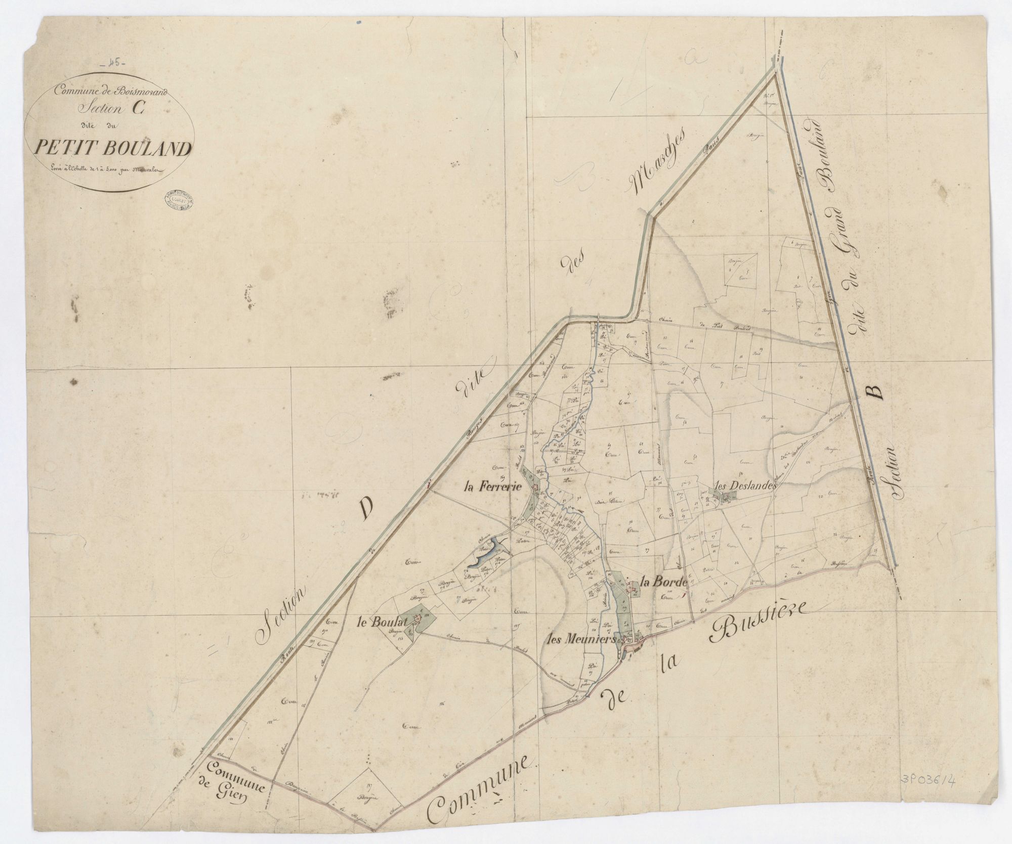 Boismorand - Sections