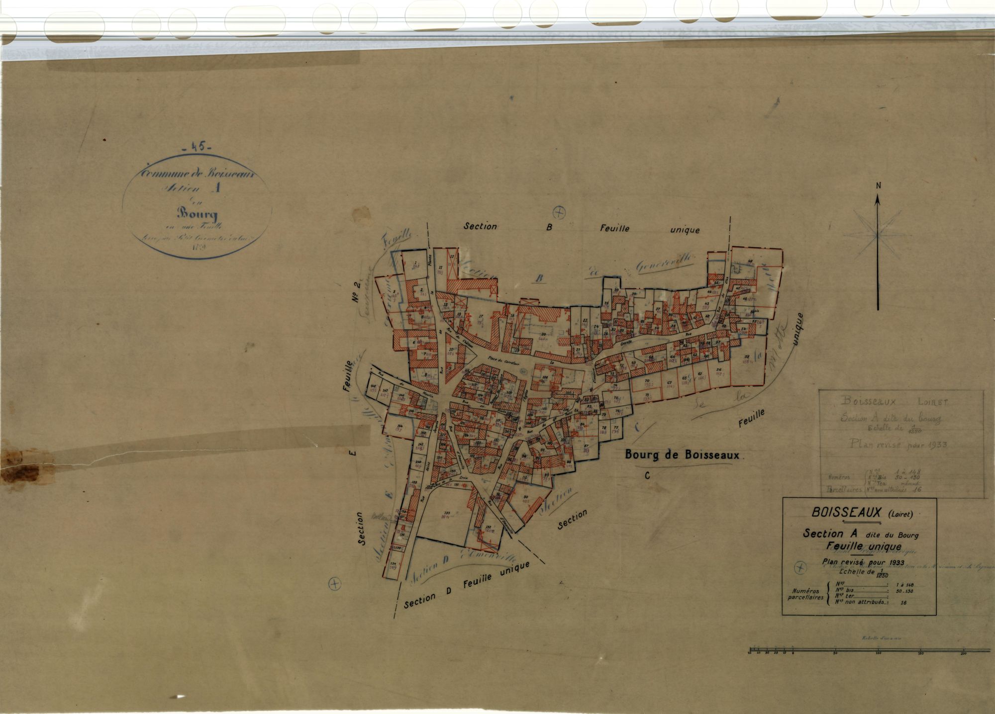 Boisseaux - Sections