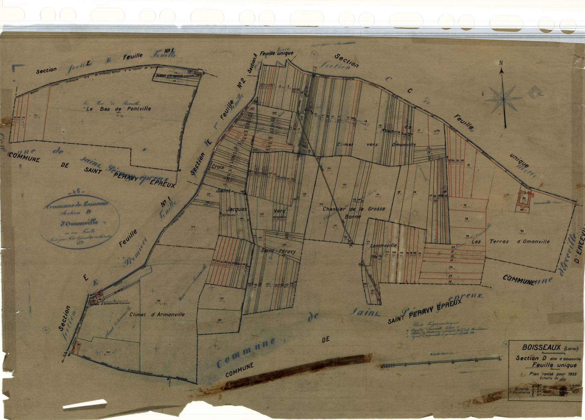 Boisseaux - Sections