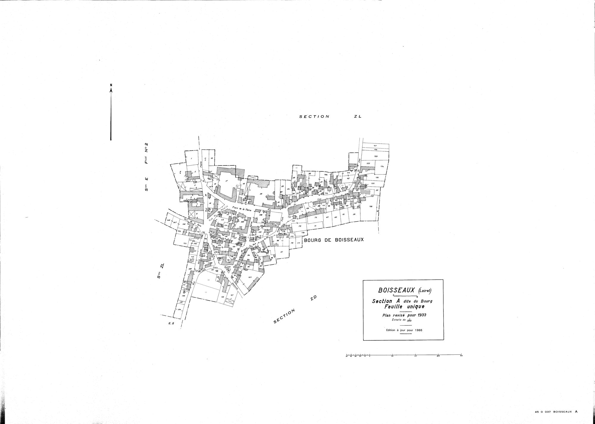 Boisseaux - Sections