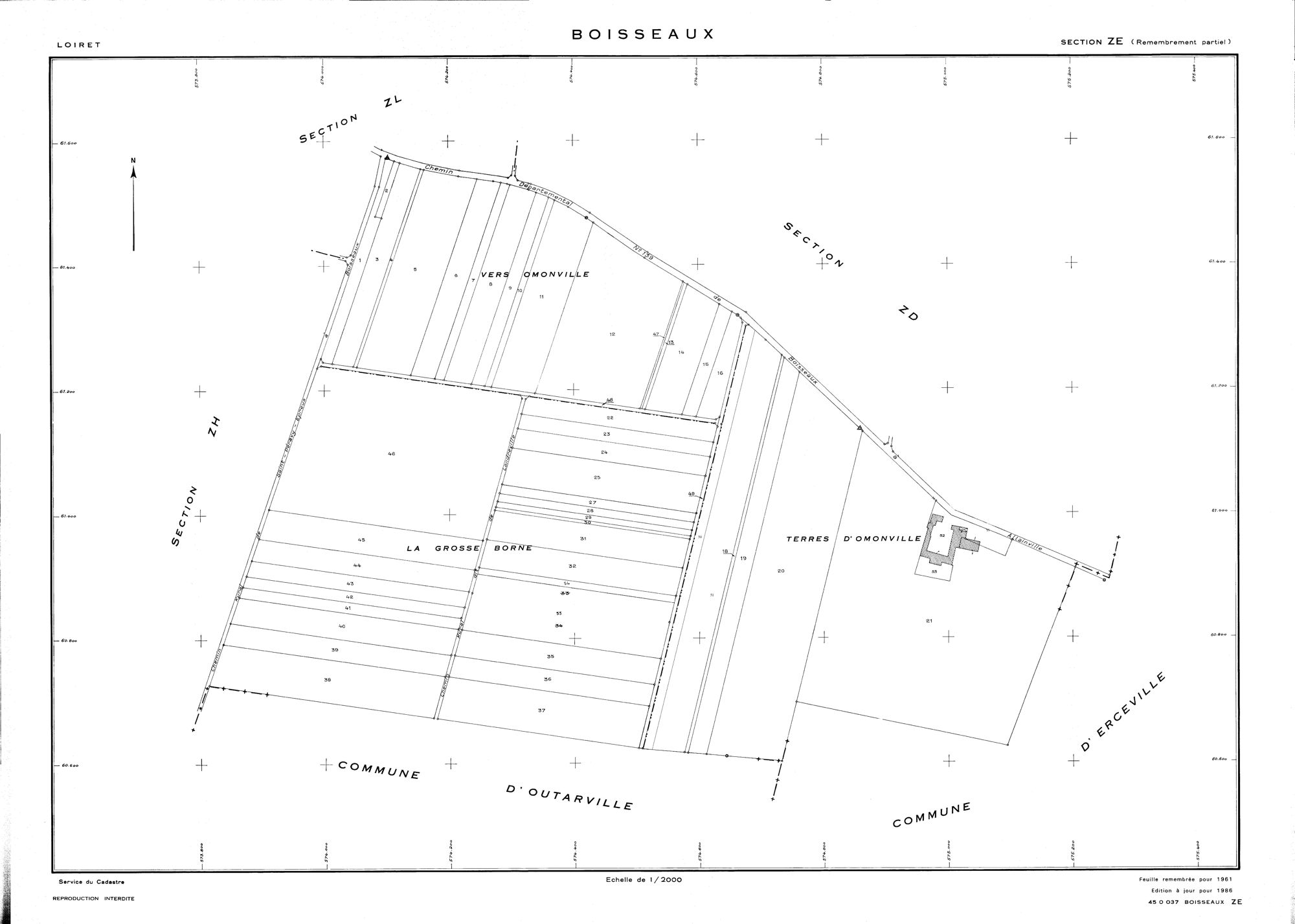 Boisseaux - Sections