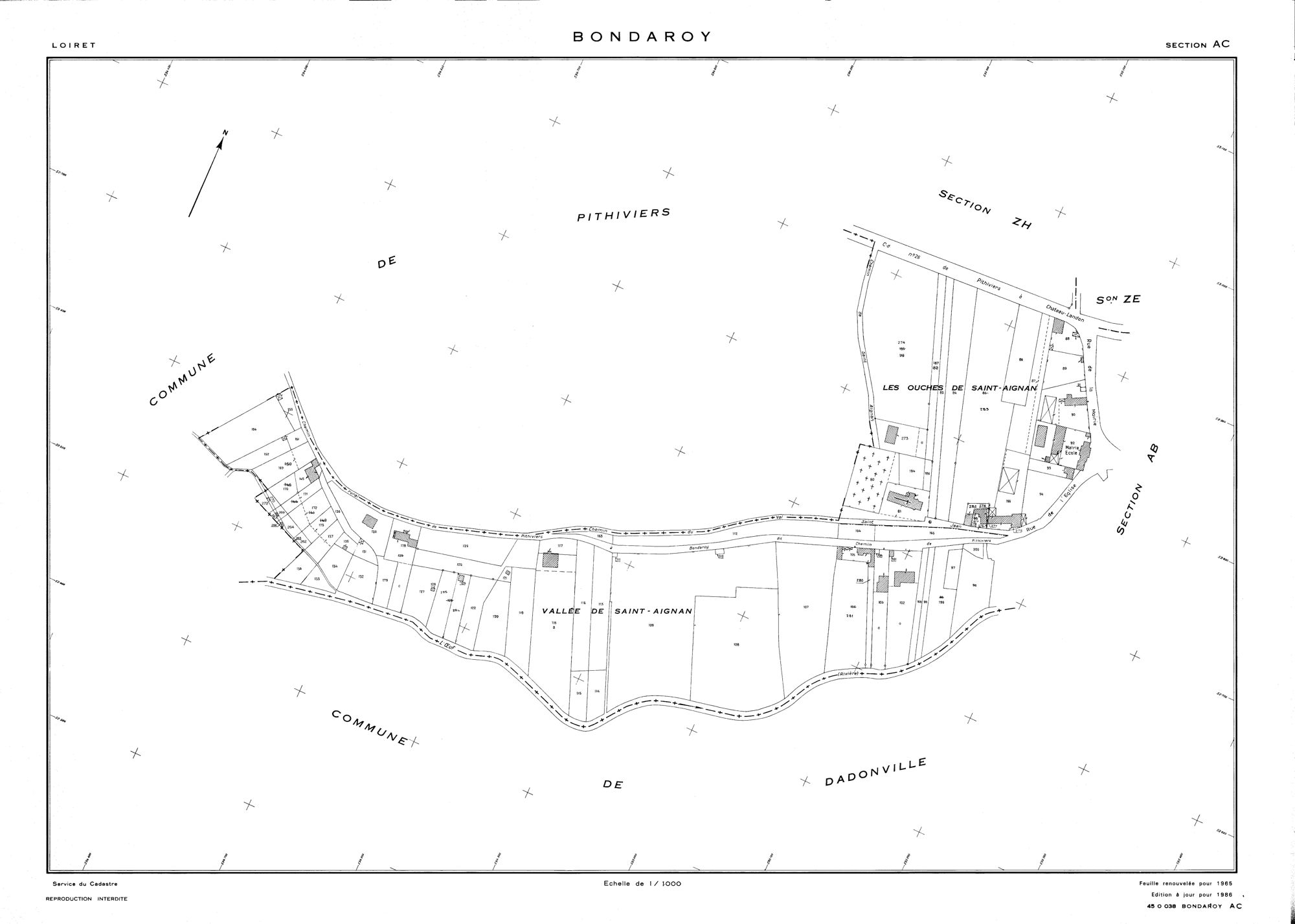 Bondaroy - Sections