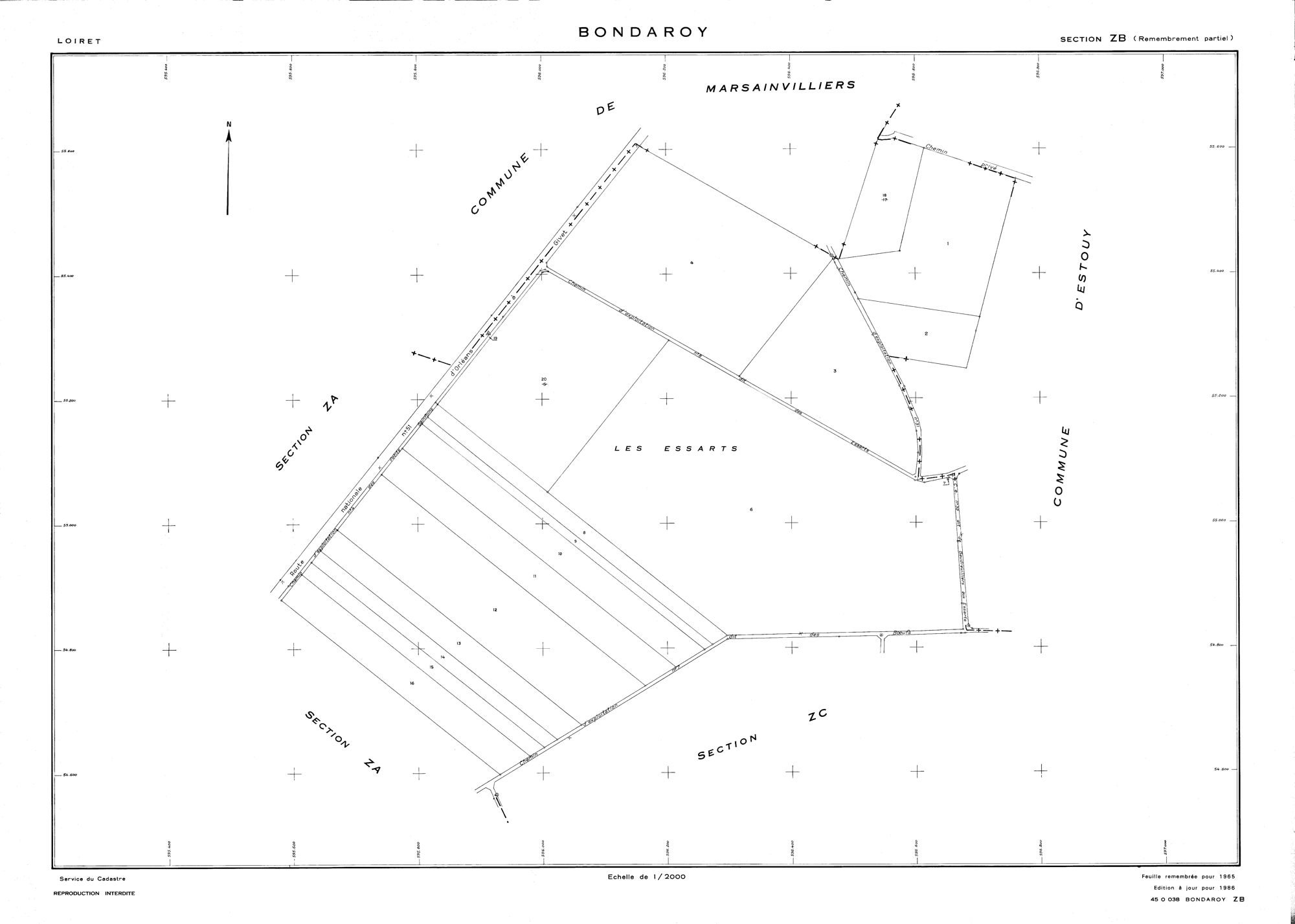Bondaroy - Sections
