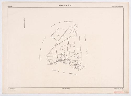 Bondaroy - Tableau d'assemblage