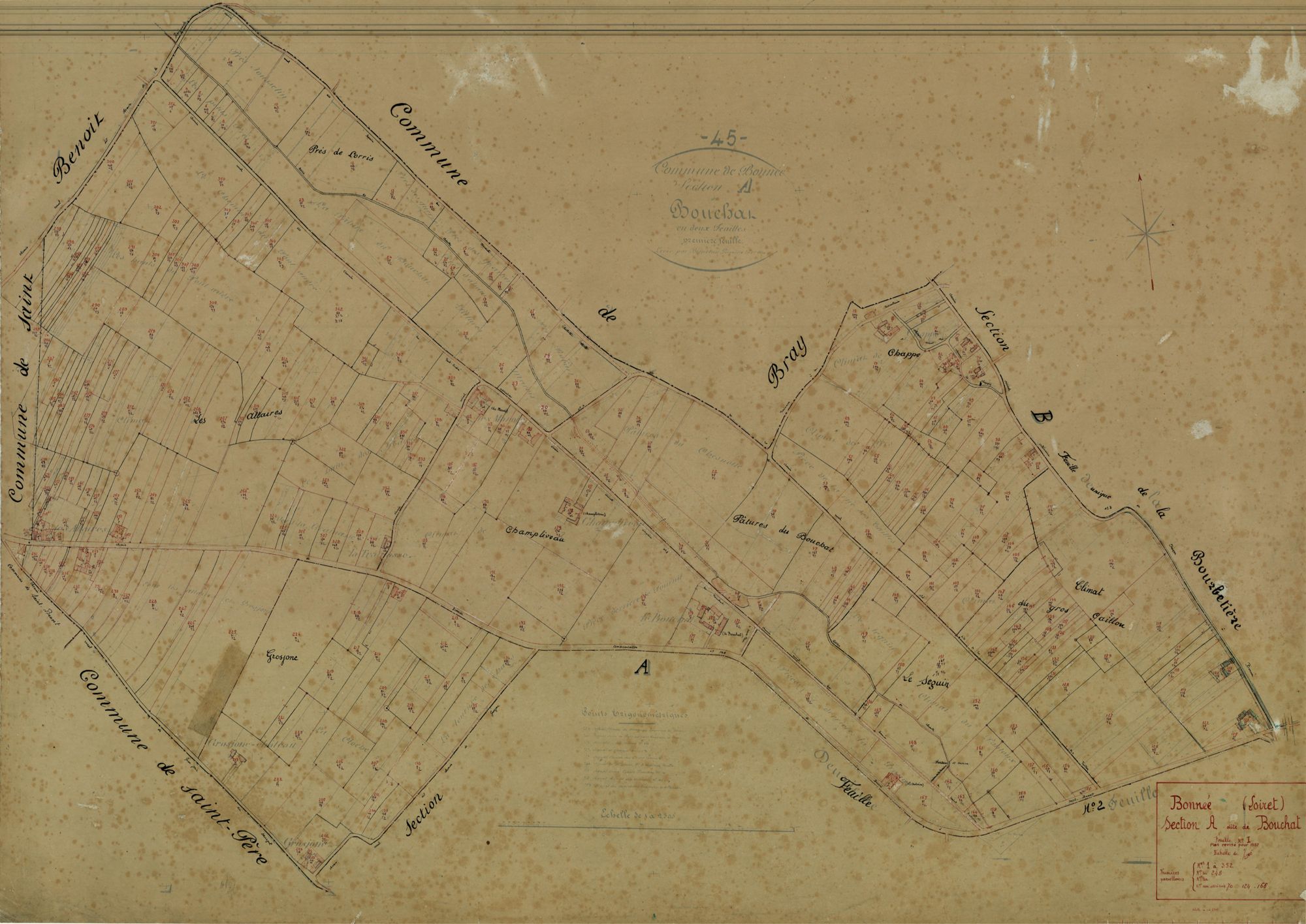 Bonnée - Sections