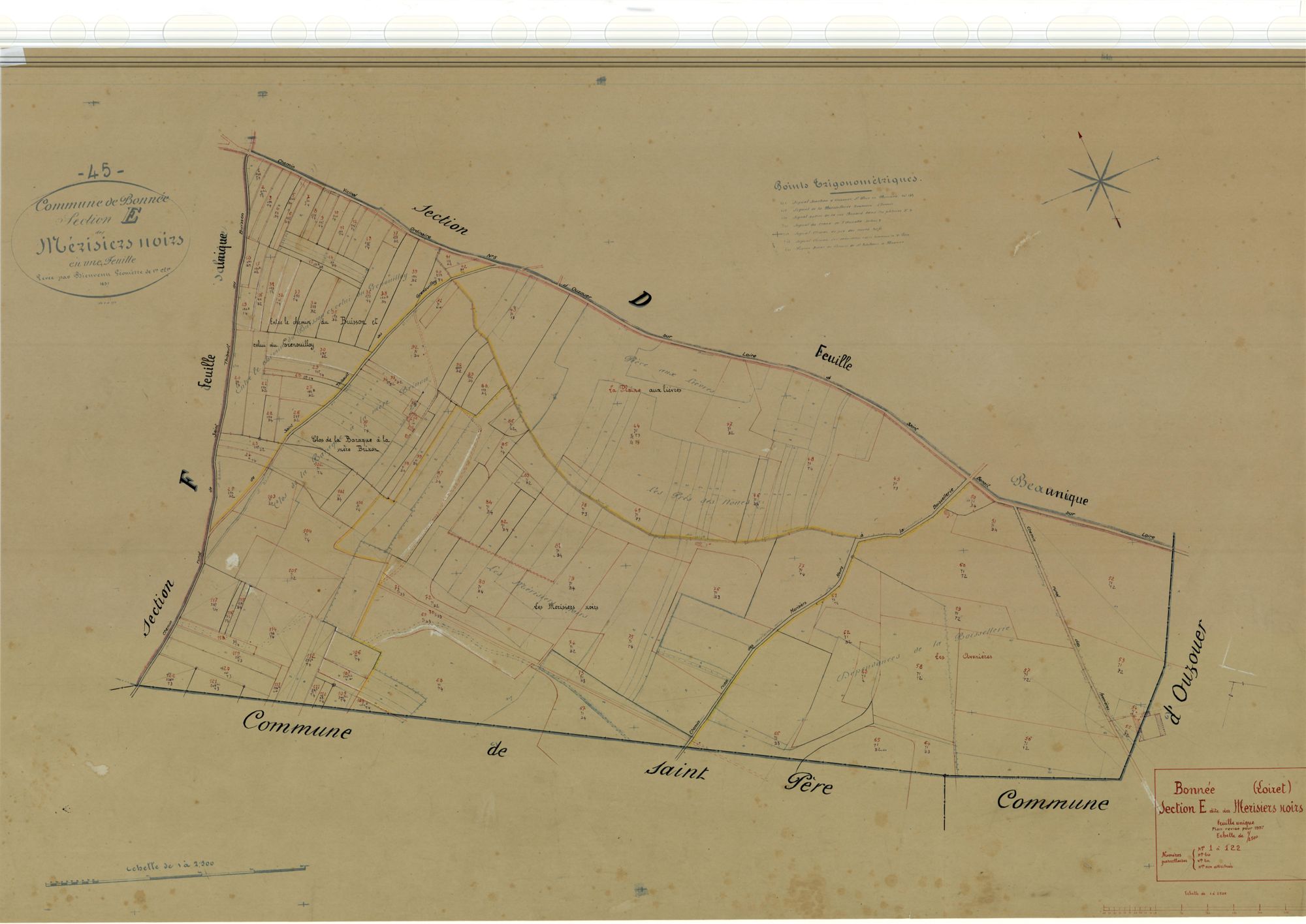 Bonnée - Sections