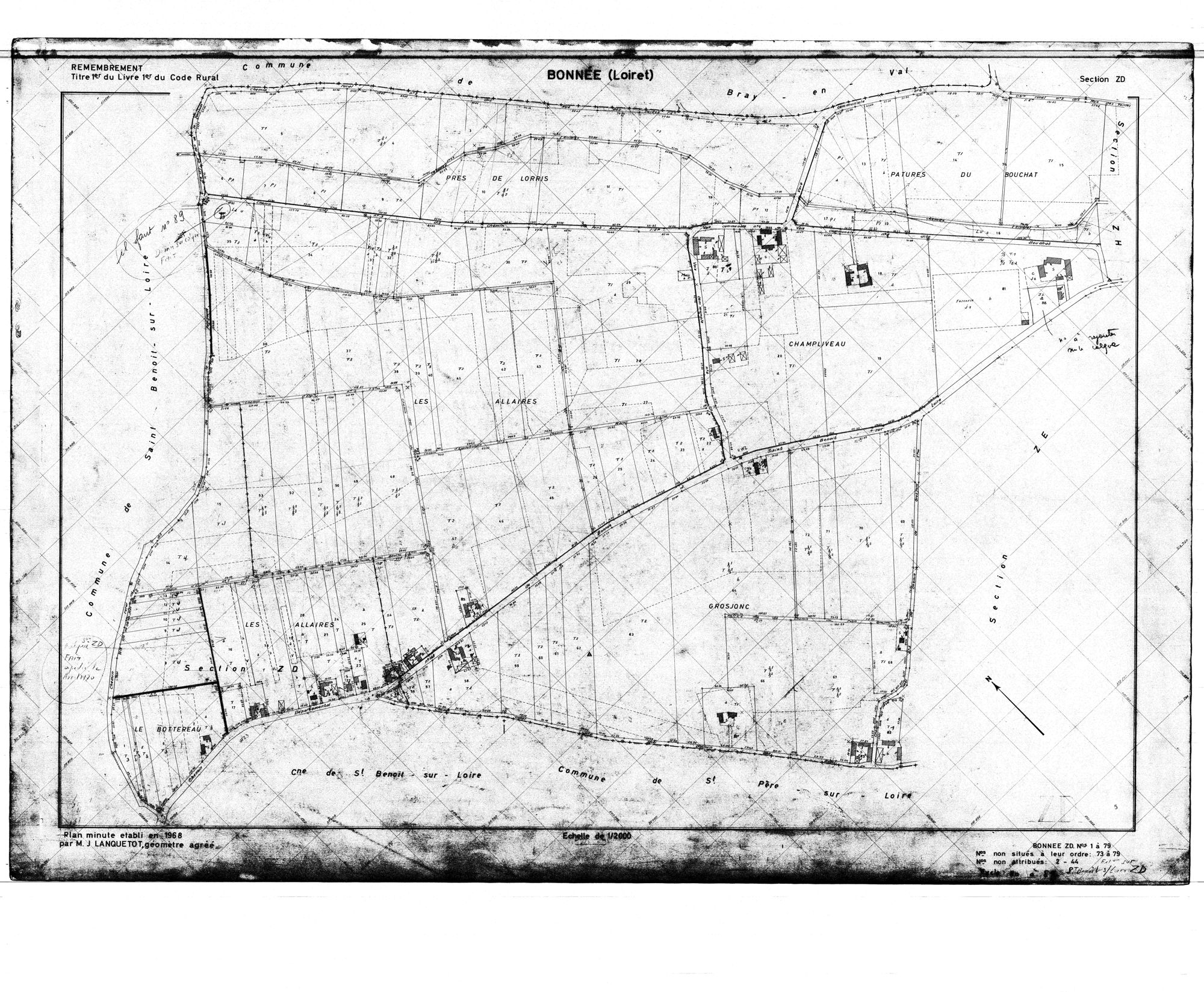 Bonnée - Sections