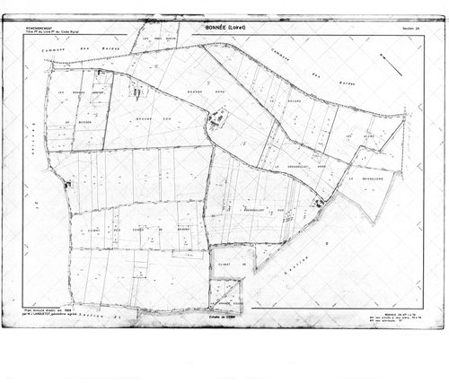 Bonnée - Sections