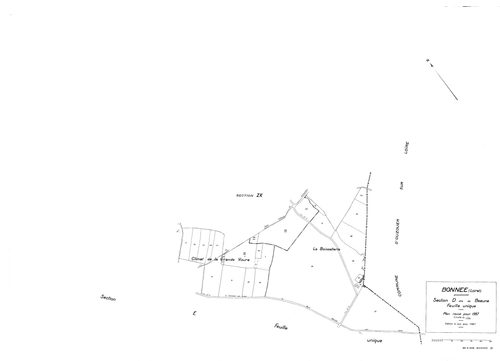 Bonnée - Sections