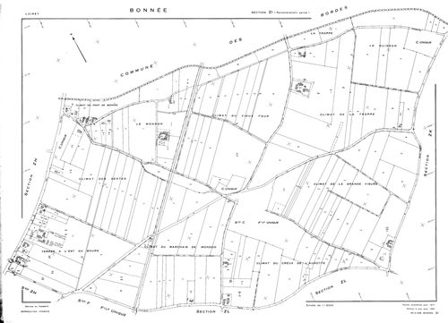 Bonnée - Sections