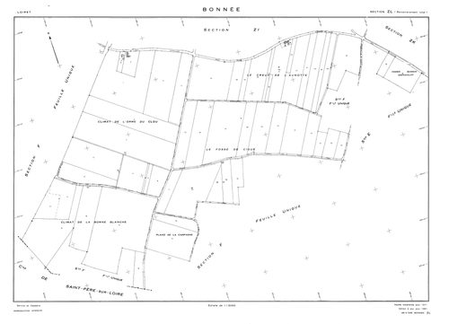 Bonnée - Sections