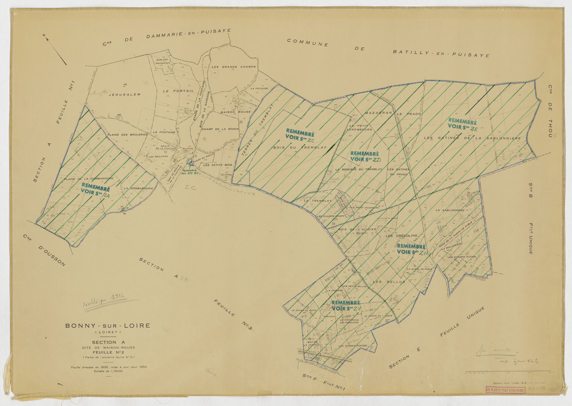 Bonny-sur-Loire - Sections