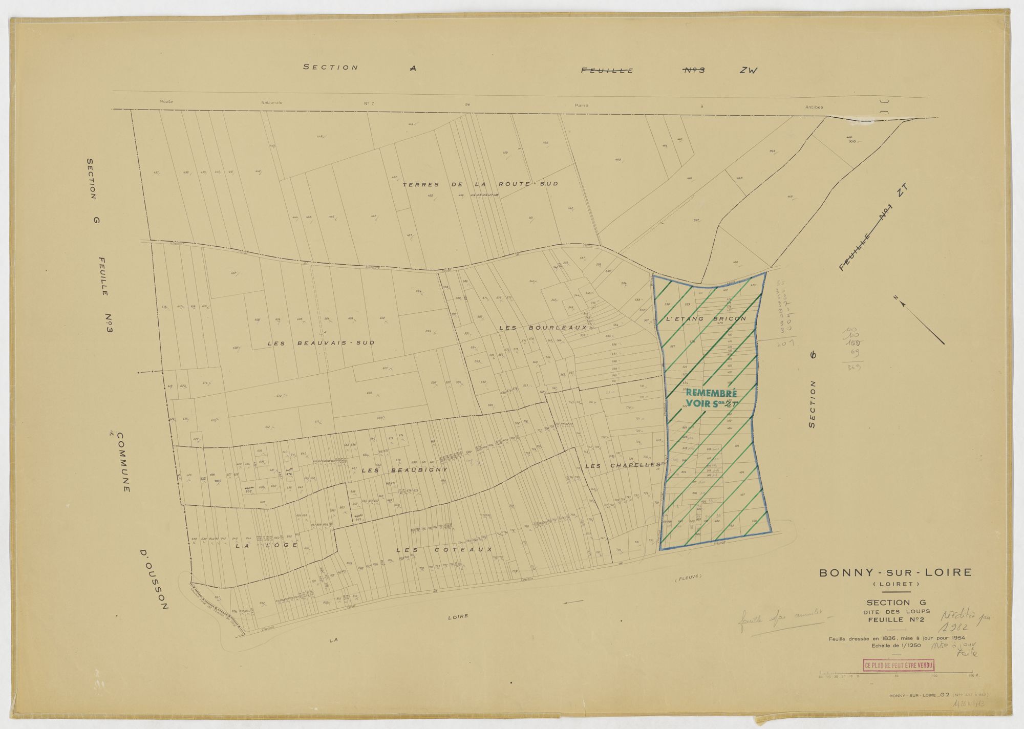 Bonny-sur-Loire - Sections