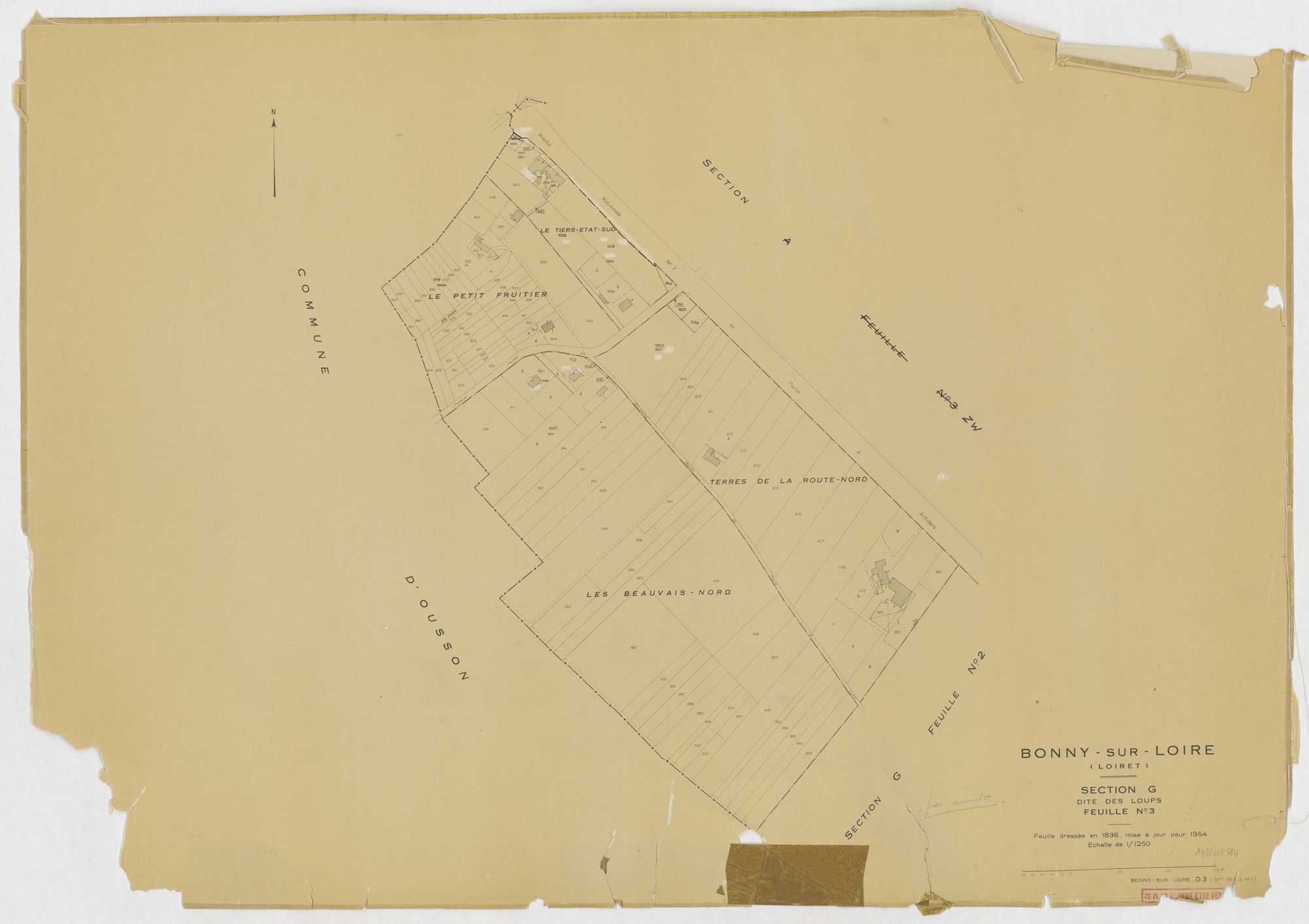 Bonny-sur-Loire - Sections
