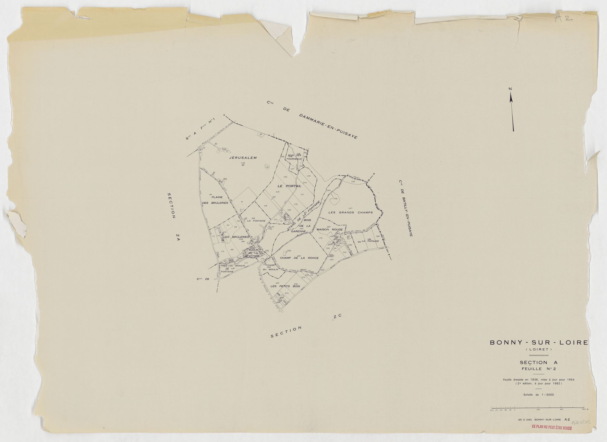 Bonny-sur-Loire - Sections
