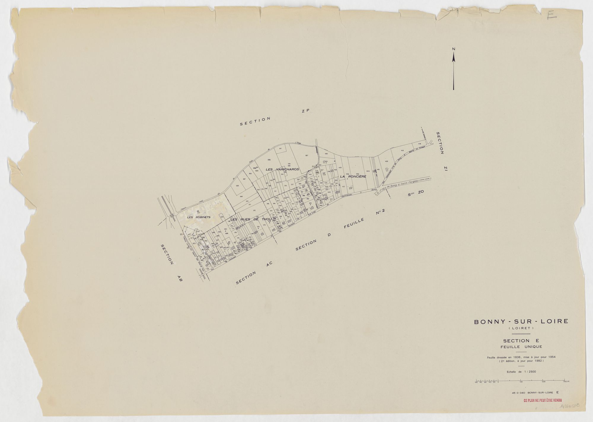Bonny-sur-Loire - Sections