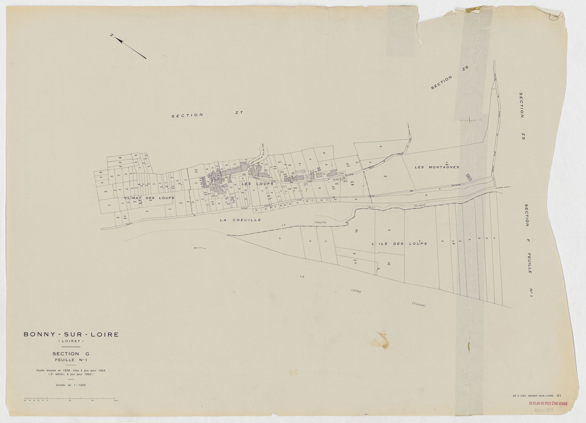 Bonny-sur-Loire - Sections
