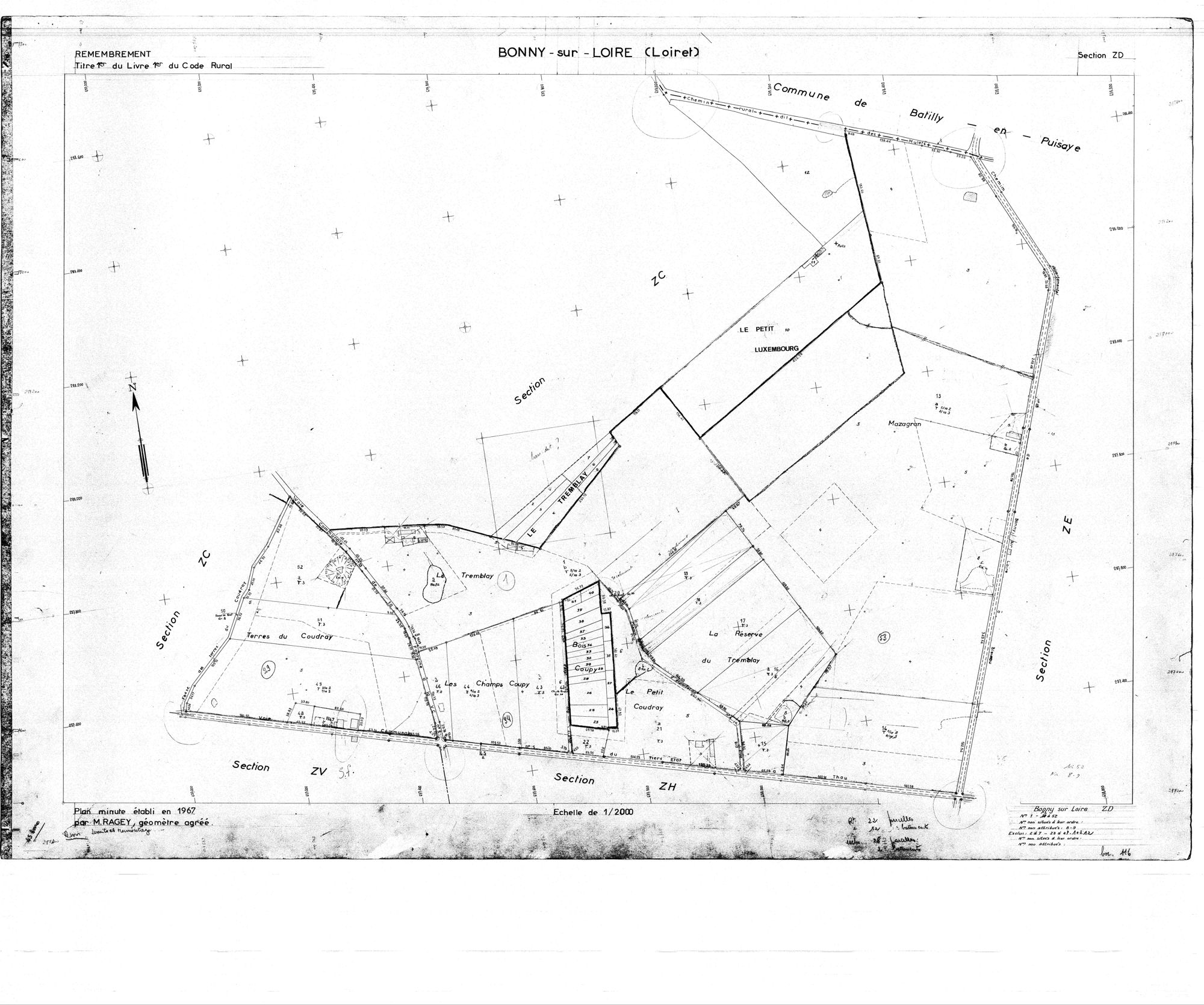 Bonny-sur-Loire - Sections