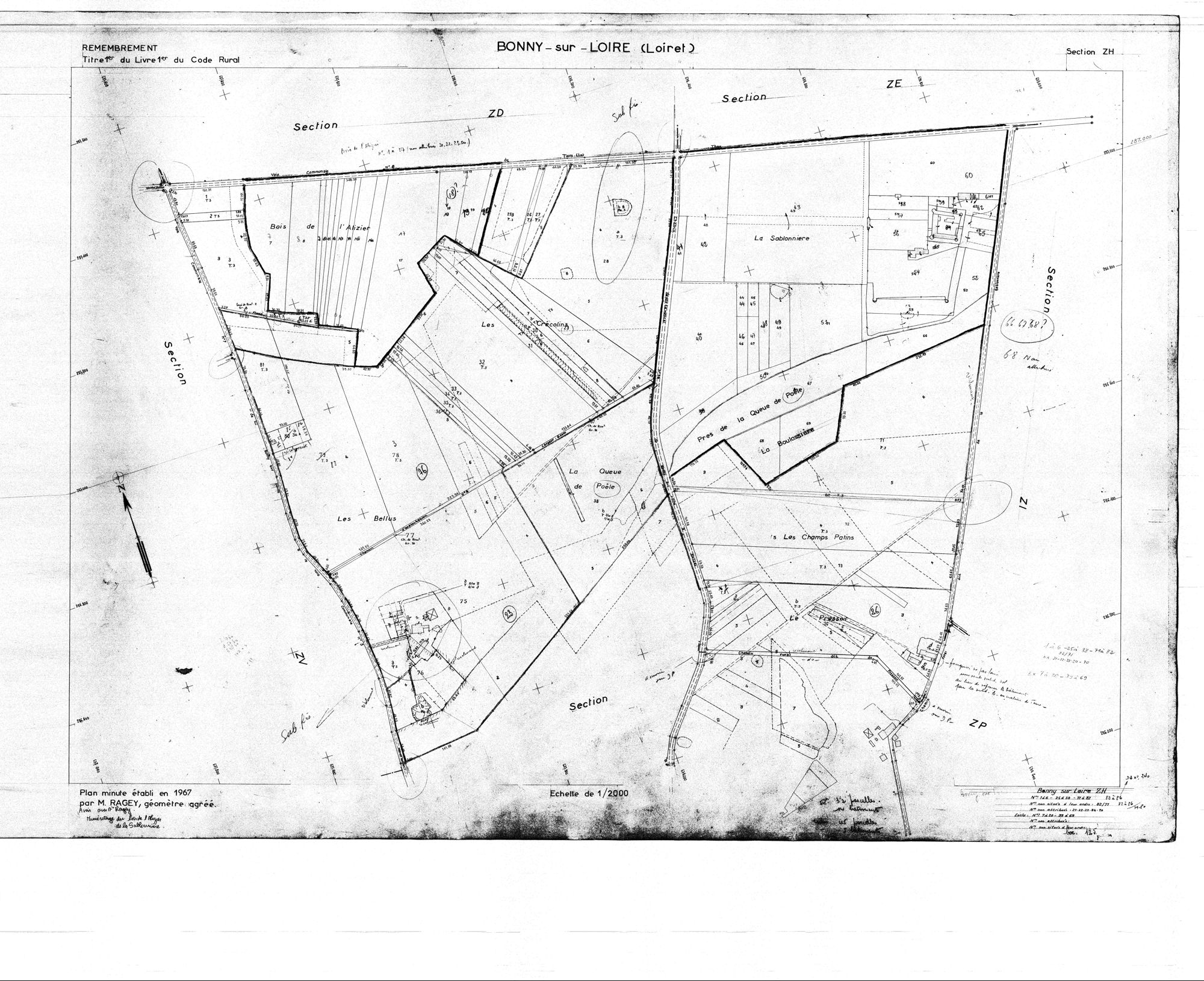 Bonny-sur-Loire - Sections