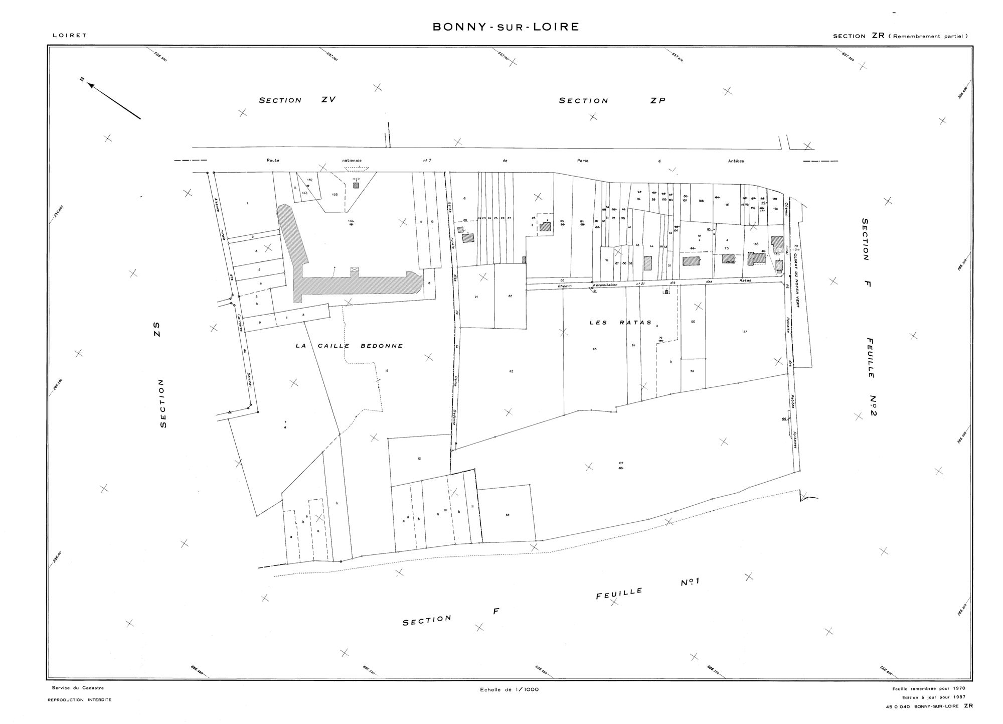 Bonny-sur-Loire - Sections