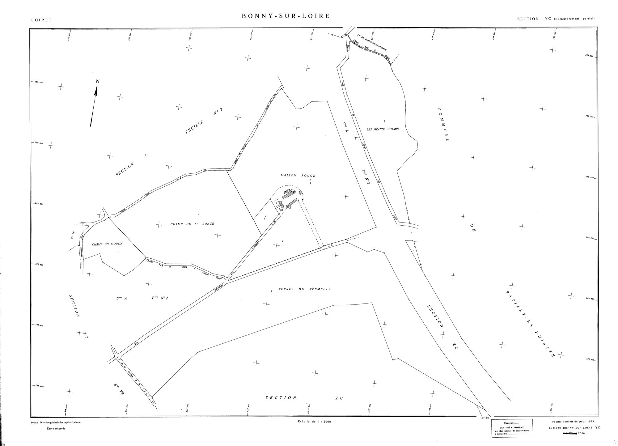 Bonny-sur-Loire - Sections