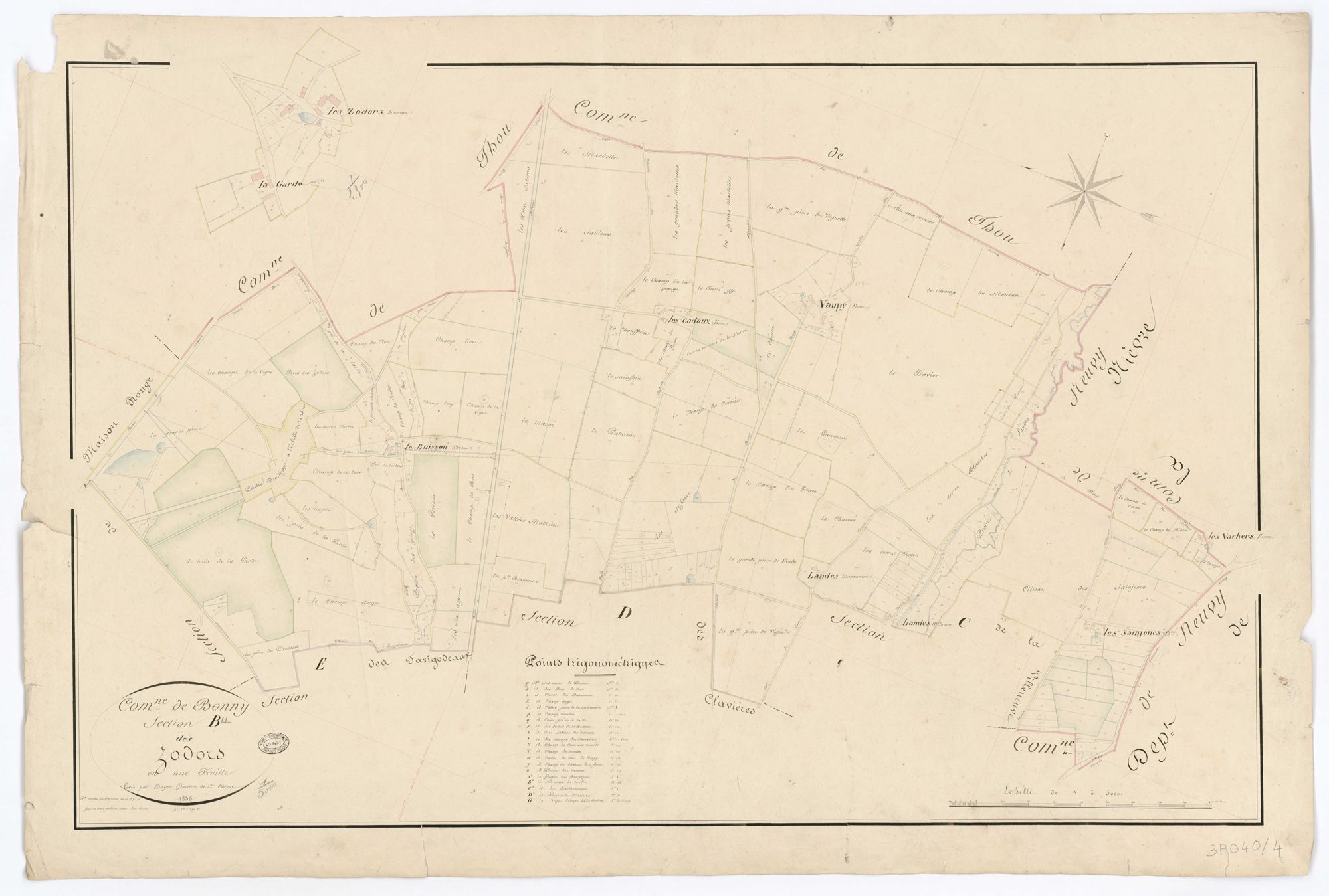 Bonny-sur-Loire - Sections