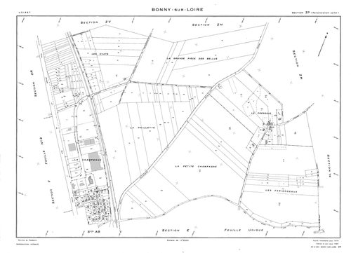 Bonny-sur-Loire - Sections