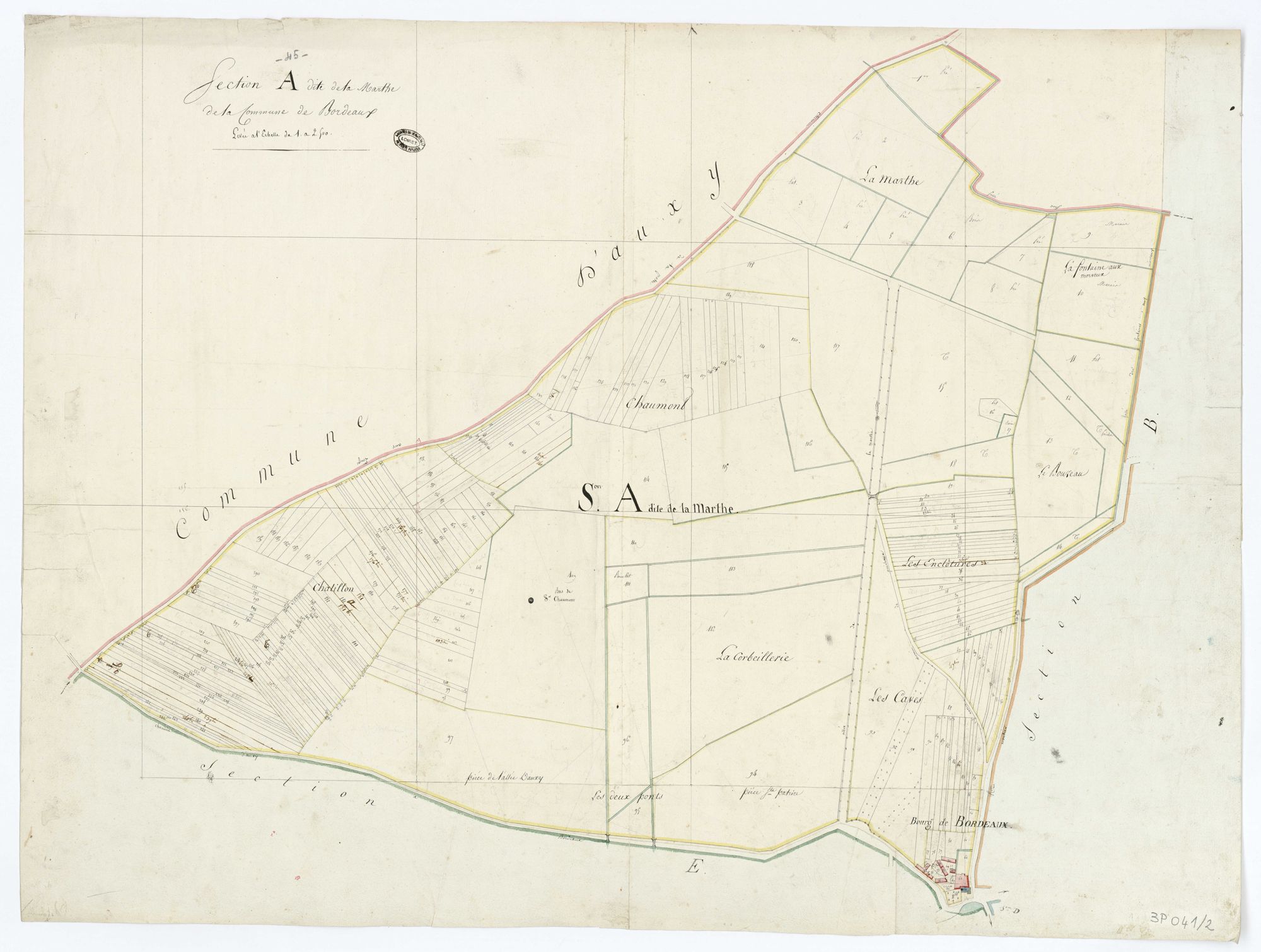 Bordeaux-en-Gâtinais - Sections